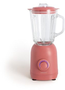 CREATE/BLENDER PULSE 800 / Batidora de jarra de estilo americano terracota / 2 velocidades, capacidad 1,5L, sistema de seguridad, cable de 1m, 4 cuchillas de acero inoxidable, 800W
