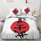 NOGAWA Japanische Bettwäsche 135x200 - Bettbezug 135x200 Chinesisch Orientalisch Asiatischer Stil, Bettwäsche-Sets 2 teilig, Weich Mikrofaser Wendebettwäsche und 1 Kissenbezug 80x80 mit Reißverschluss
