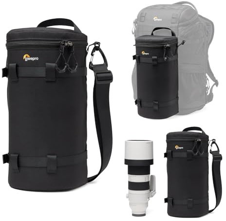 Lowepro ProTactic LCS 13 x 32 III Camera Lens Case, Camera Lens Pouch Bag, fits 300mm F/2.8, for DSLR and Mirrorless Cameras, Vol-5L Dim: 32x13x13cm, Camera Bag for Photographer/Videographer