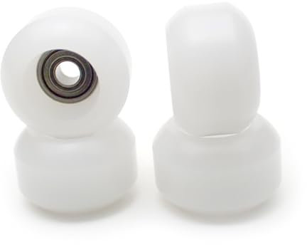 SPITBOARDS Fingerboard STREET Wheels with Real Ball Bearings, Professional CNC Polyurethan Quality