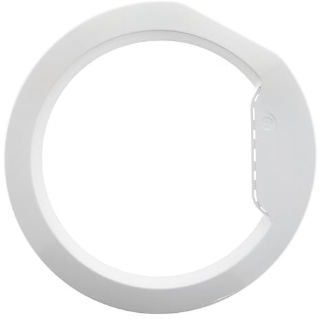 Hoover Candy Washing Machine Outer Door Frame – White – Replacement Part 43012588 – Front Loader Door Trim Ring – Genuine Style Housing for Candy and Hoover Models