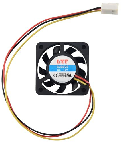 MRNHA 40mm x 40mm x 10mm 3Pin 12V DC Brushless PC Computer Cooling Fan
