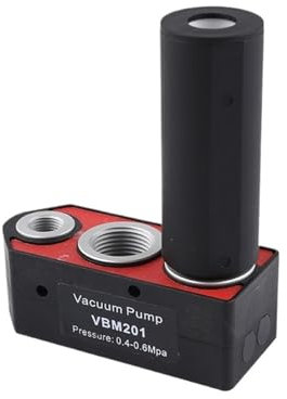 Mini generador de vacío neumático multietapa, gran succión, gran caudal, generador de presión negativa de bajo consumo.(VBM201-C)
