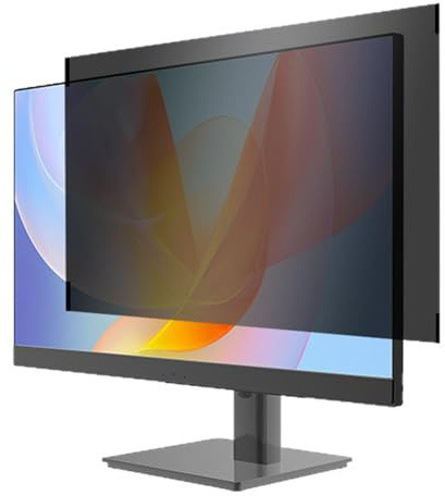 Tonysa 27 Zoll 16:9 Computer-Sichtschutzfilter, Magnetische PET-Computer-Sichtschutzfolie, Abnehmbarer, Blendfreier Blaulichtschutz, Augenpflege, Anti-Desktop-Sicherheit, Privater