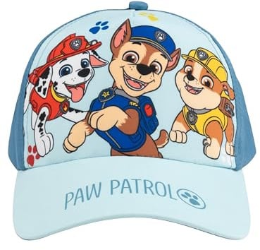 Paw Patrol Kappe für Jungen - Kinder Cap Basecap Baseballkappe verstellbar Blau