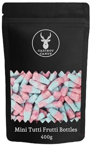 Mini Bubblegum Bottles Pick n Mix Favourite Sweets – 400g Sweet Bag – Fizzy, Sour & Retro Candy Gift for Birthdays & Parties