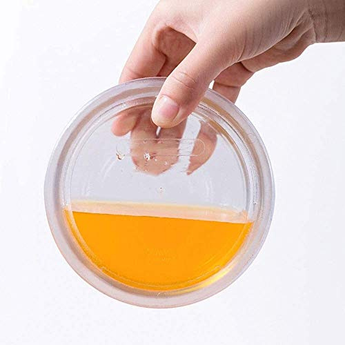 FBHFSUIEF Boîte à lunch en verre; bol boîte de conservation avec couvercle; ronde; réfrigérée hermétique, boîtes(XS)
