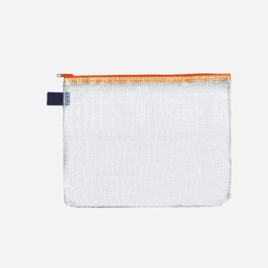 FolderSys Mehrzweck-Reissverschluss-Beutel, DIN A6, orange, 40406-69