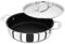 Stellar Profile Stainless Steel Non-Stick Sauteuse Pan with Lid 24cm, Twin Handles, Induction Ready, Dishwasher Safe