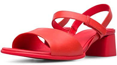 Camper Katie Sandal K201023, Sandali con tacco Donna, Rosso 007, 41 EU