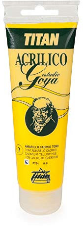 ACRÍLICO GOYA ESTUDIO AMARILLO CADMIO TONO 125 ML Nº 7