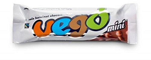 4 MINI Vego Whole Hazelnut Vegan Chocolate Bar Snack Pack