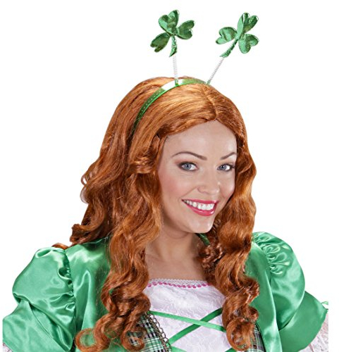 NET TOYS Kleeblatt Haarreifen St. Patricks Day Kopfschmuck Irland Haarreif Glück Kopfbügel Kleeblätter Haarschmuck Glücksbringer Accessoire Karneval Kostüm Zubehör