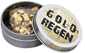 Konfettidose - Goldregen