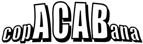 Copacabana Aufkleber Sticker cops Oldschool Germany (070 Schwarz matt)