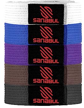 Sanabul Unisex-Erwachsene FBA_1221 Gürtel, Schwarz, A2