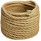 GreenSun Cable Trenzado Vintage - Cable Electrico 3 Hilos 20 Metros Cable Cuerda Cable Eléctrico Vintage 3x0,75mm² Yute para Lámparas de Araña, Apliques y Pantallas de Lámparas