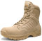 NORTIV 8 Stivali da Lavoro Tattici Militari da Uomo Escursionismo Pelle Stivali da Combattimento,Size 46,Sabbia,Desert