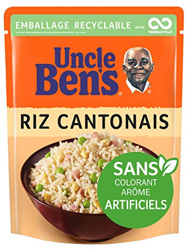 UNCLE BEN'S Riz Cantonais Express 2 Min au Micro-onde/Poêle 250g