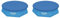 Bestway Lot de 2 bâches rondes en PVC pour piscines hors sol