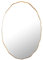 Riess Ambiente Eleganter Wandspiegel ELEGANCIA 100cm Gold ovales Design Spiegel Badspiegel Flurspiegel