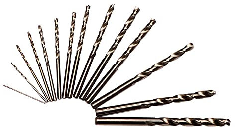 1.0-13mm Bit Cobalt Drill M35 agujero de taladro de torcedura Madera Metal juego de brocas, 1.0mm, 10pcs