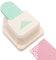 Craftelier - Filigraner Eckenstanzer mit Druckhebel zum Stanzen von Papier und Pappe | Speziell für Scrapbooking | Größe der Form 40,5 x 40,5 x 62 mm