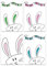 Osterkarten (4er Set) Osterhase Comic – hochwertige moderne Klappkarten & Umschläge (Kraftpapier) – einzigartiges Design