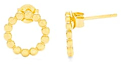 Radiant Fantasy Gold Silver Earrings, Estándar,