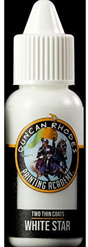 Duncan Rhodes Painting Academy Two Thin Coats Hobby Paints 15ml (White Star)