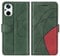 KKEIKO Coque pour Oppo Reno 8 Lite 5G / Oppo A96 5G, Portefeuille Etui en Cuir PU Coque pour Oppo Reno 8 Lite 5G / Oppo Reno 7 Lite 5G / A96 5G, Antichoc Housse de Protection avec Fente Carte, Vert