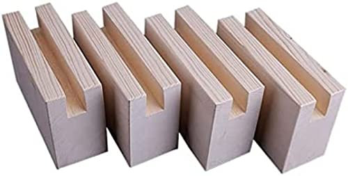 4 Stück Möbelfüße Elefantenfuß, Möbelerhöhung, Betterhöhung, Konkave Möbelbeine, Tischerhöhung, Elefantenfuß, Betterhöhung Aus Holz, Erhöhung Um 5 cm,10 X 3 X 5 cm,Baifantastic65