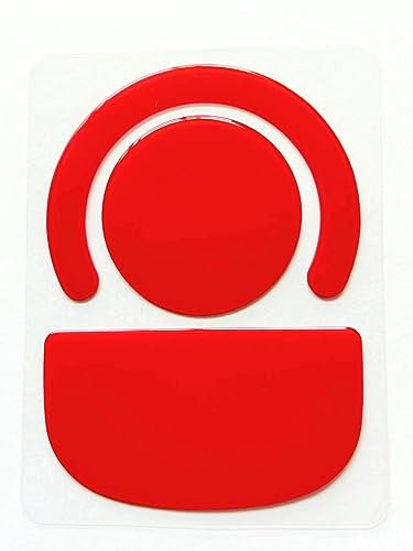 Mouse Glass Skates Glide Feet per Logitech G Pro X Gaming Mouse (rosso)