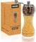 VEIZIBEE Molinillos de pimienta，Molinillo de Sal y Pimienta，Molinillos de especias Madera Maciza con Molinillo de cerámica Ajustable Fuerte，1pcs 6IN Clásico conjunto de molinos de pimienta y sal mano