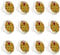 12 Pack Drawer Knobs, Sunflowers Yellow Red Floral Paint, Kitchen Cabinet Cupboard Door Decorative Furniture