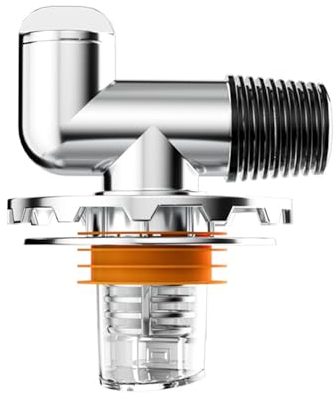 Tuyau d'évacuation de machine à laver - Solution de remplacement pour buanderie - Joint à trois voies