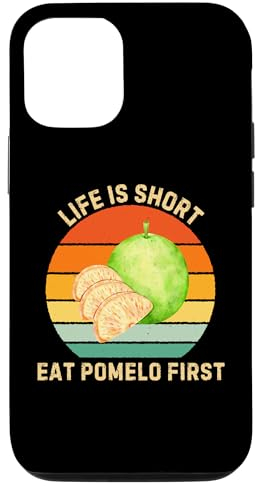 Hülle für iPhone 13 Retro Life Is Short Eat Pomelo First Pampelmusen-Fruchtliebhaber