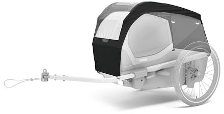 Thule Bexey Rain Cover Zubehör Regenschutz für Fahrradanhänger Hunde Translucent Medium