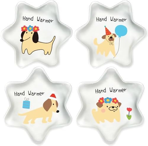 4 PCS Hand Warmer, Winter Magic Self-Heating Heat Wave Instant Reusable Heat Pack for Camping, Hiking
