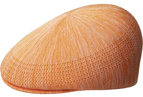 Kangol Color Burst Ventair Flatcap Schirmmütze Schiebermütze Herren - mit Schirm Sommer Frühling-Sommer - M (56-57 cm) orange