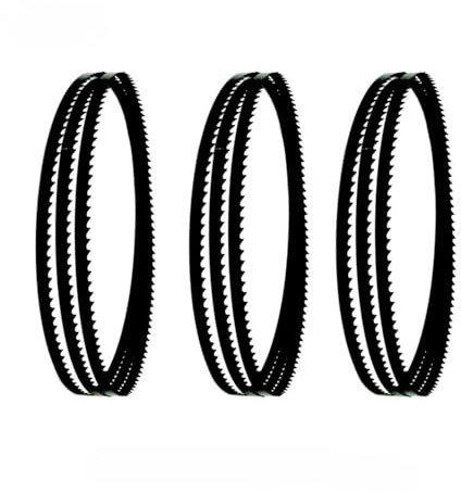 Lame per sega a nastro, 3 lame per sega a nastro, 2240 mm, 88 1/4, 1/4 1/2, larghezza utensili per la lavorazione del legno (2240 x 10 x 0,35 mm)