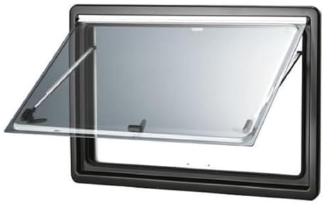 LSHFYV Fenêtre Basculante pour Camping-Car avec Moustiquaire Fenêtre Latérale du Camping-Car Van Camper Angle Réglable Baie Fenêtre Caravan Vitrée Latérale Moustiquaire 1450x550mm