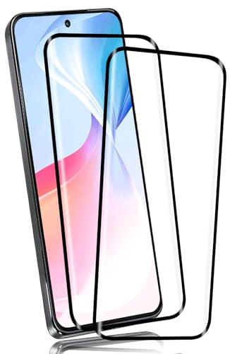 2 Pièces Verre trempé pour Motorola Moto Edge 50 Neo, 9H Ultra-Résistant 0,33mm Vitre Protection, Toucher Sensible, Anti-Empreintes, HD Sans Bulles Protection écran, Couverture 3D Protection Écran