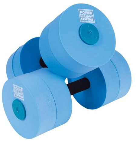 Power Systems Wasserhanteln, mittlerer Widerstand, 1 Paar, Blau (86560)