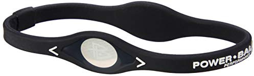 Power Balance Silikon Wristband, black / white, L, GWSA09BK00WTLP