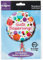 Amscan 2964201 - Standard Folienballon Gute Besserung, Rund, Durchmesser 43 cm, Volumen 13 Liter, Heliumballon