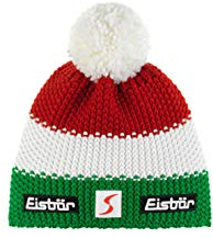 Eisbär Star Pompom Beanie Knitted Bobble Hat with Lining
