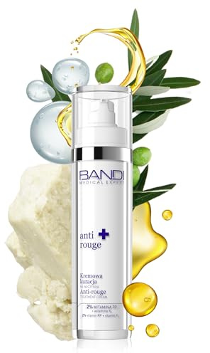 Bandi Anti-Rouge Nourishing Face Cream for Sensitive Skin Hydrating Moisturising Redness Reducing Smoothing for Rosacea 50ml