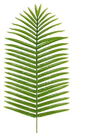 Decovego Deko Urlaub Dekozweige Palmenwedel Dekoration Palme Künstliche Zweige 1x Zweig Palmenzweige Künstlich Kunstpflanze