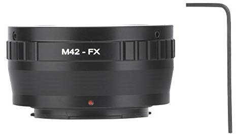 Bewinner Ringkonverter für Kamera, M42-FX Adapterring für M42-FX für spiegellose FX-Kamera, kompakte Größe und leicht zu tragen